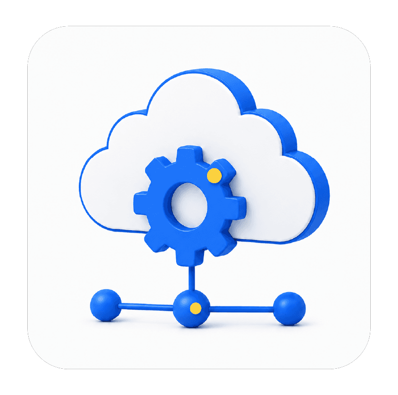 SaaS fintech platforms and managed services graphic for EVO solutions