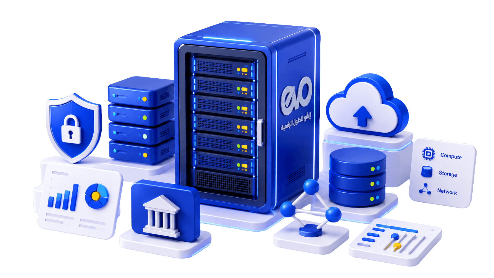 Data center development and infrastructure services visual
